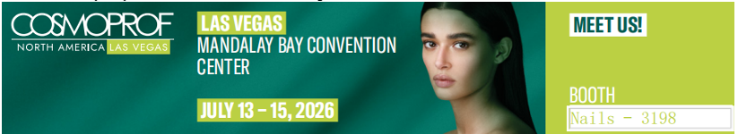 ​Cosmoprof Las Vegas 2026 (13.–15. července): Joyrich / Nejlepší štětec představuje vlastní profesionální štětce na nehty pro B2B velkoobchod a partnery soukromých značek